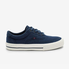 Load image into Gallery viewer, Navy Blue Lace-Up Shoes (Older Boys)

