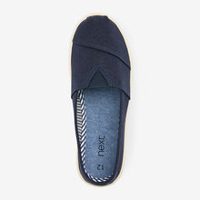Load image into Gallery viewer, Navy Espadrille Shoes (Older Boys)
