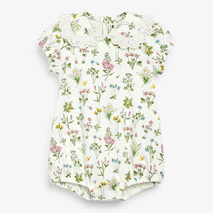 Floral Lilac 3 Pack Romper (0-18mths)