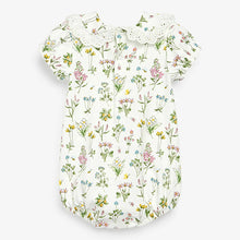 Load image into Gallery viewer, Floral Lilac 3 Pack Romper (0-18mths)
