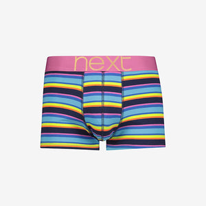 Bright Spot/Stipes Pattern Hipster Boxers 4 Pack