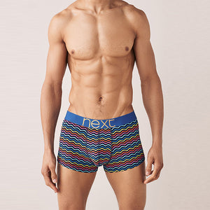 Bright Spot/Stipes Pattern Hipster Boxers 4 Pack