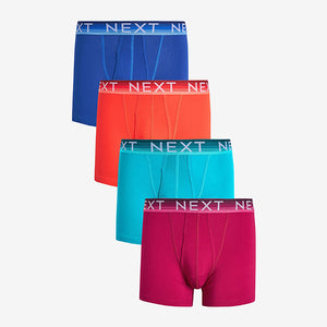 4 Pack Bright Ombre Waistband A-Front Boxers
