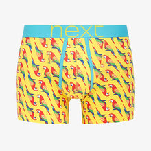 Load image into Gallery viewer, 4 Pack Bright Bird Print A-Front Boxers
