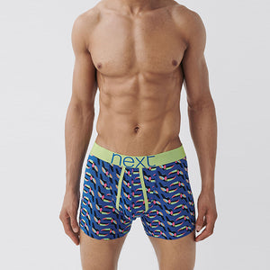 4 Pack Bright Bird Print A-Front Boxers