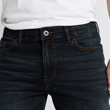 Load image into Gallery viewer, Dark Ink Straight Fit Premium Heavyweight Jeans
