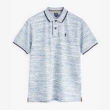 Load image into Gallery viewer, Blue Marl Soft Touch Polo Shirt
