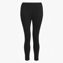 Load image into Gallery viewer, Black Cropped Denim Jersey Leggings
