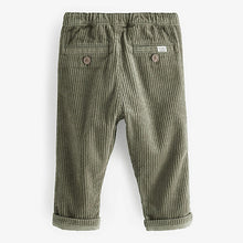 Load image into Gallery viewer, Khaki Green Cord Pull-On Trousers (3mths-5yrs)
