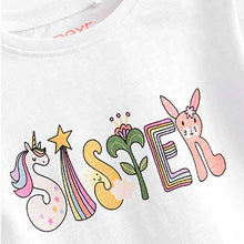 Load image into Gallery viewer, White Best Sister T-Shirt (3mths-6yrs)
