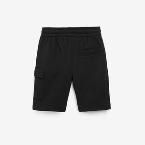 Black Basic Cargo Shorts (3-12yrs)