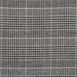Grey Slim Fit Check Suit: Trousers
