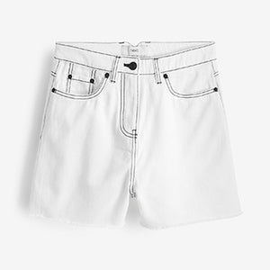 White Tea Dyed Boy Shorts