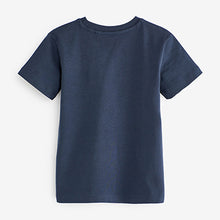 Load image into Gallery viewer, Navy Plain T-Shirt (3-12yrs)
