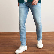 Load image into Gallery viewer, Light Blue Next Essential Stretch Slim Fit Jeans
