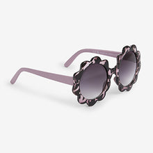Load image into Gallery viewer, Lilac Purple Flower Sunglasses (Kids)
