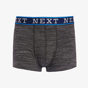 Blue /Grey Marl Hipster Boxers 4 Pack