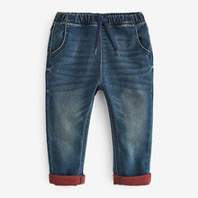 Load image into Gallery viewer, Dark Blue Rust Super Soft Pull-On Jeans With Stretch (3mths-5yrs)
