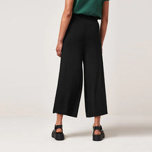 Load image into Gallery viewer, Black Jersey Culottes
