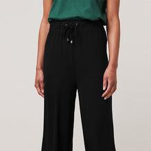 Load image into Gallery viewer, Black Jersey Culottes
