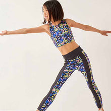 Load image into Gallery viewer, Pink/Blue Splat Sports Leggings (3-12yrs)
