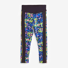 Load image into Gallery viewer, Pink/Blue Splat Sports Leggings (3-12yrs)
