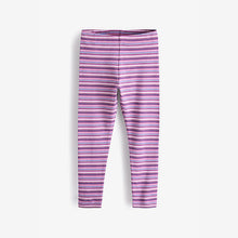 Load image into Gallery viewer, Purple Stripes Leggings (3-12yrs)
