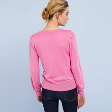 Load image into Gallery viewer, Pink Crew Neck Jumper
