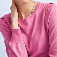 Load image into Gallery viewer, Pink Crew Neck Jumper
