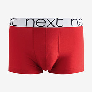 Red/Navy Blue Colour Hipster Boxers 4 Pack