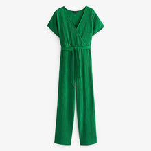 Load image into Gallery viewer, Bright Green Plissé Jumpsuit
