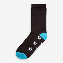 Load image into Gallery viewer, Black Football Cotton Rich Cushioned Socks 7 Pack (Older Boys)
