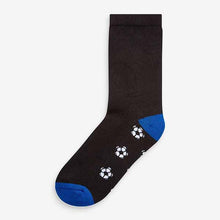 Load image into Gallery viewer, Black Football Cotton Rich Cushioned Socks 7 Pack (Older Boys)
