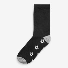 Load image into Gallery viewer, Black Football Cotton Rich Cushioned Socks 7 Pack (Older Boys)
