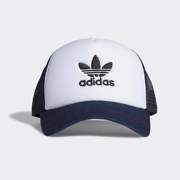 adicolor collegiate curved foam trucker hat