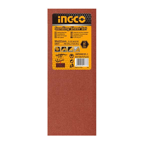 Ingco Sanding sheet set AKFS240101-1 - Allsport