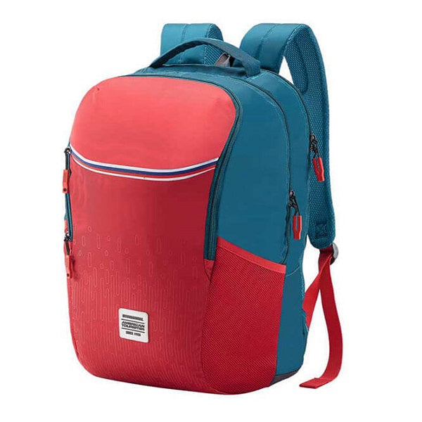 AMERICAN TOURISTER MATE BACKPACK TEAL/RED