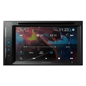 6.2″ Multimedia AV Receiver with Bluetooth, iPhone, USB & Aux-In.