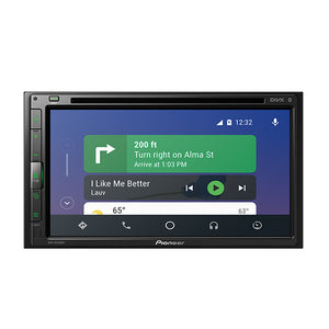 6.8″ Touch-screen Multimedia player with Apple CarPlay, Android Auto & Bluetooth.