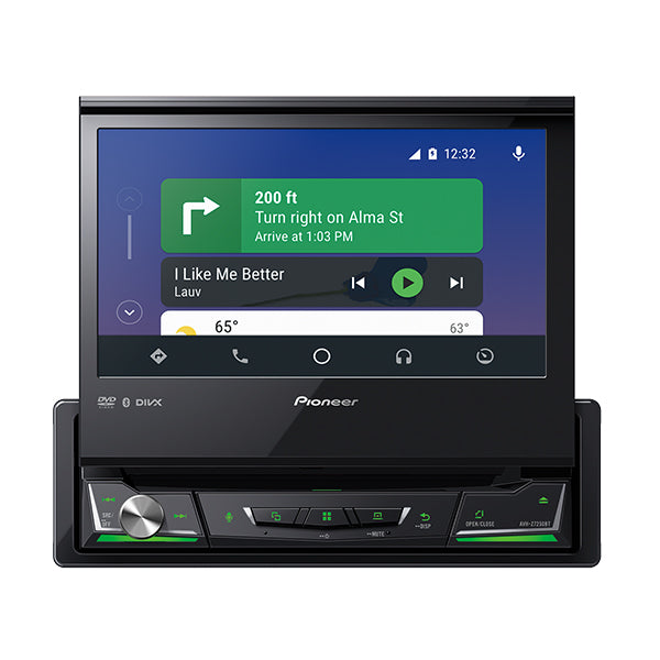 7″ Touch-screen Multimedia player with Apple CarPlay, Android Auto & Bluetooth.