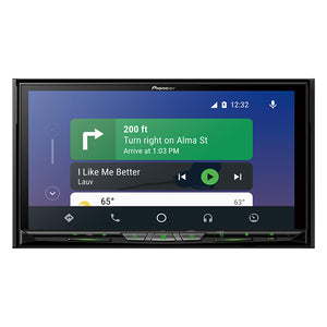 7″ WVGA Touchscreen Display, Built-in Wi-Fi for Apple CarPlay Wireless and Android Auto Wireless, Dual USB, and SD Card Slot