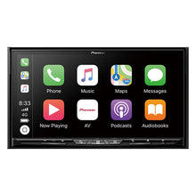 Load image into Gallery viewer, 7″ WVGA Touchscreen Display, Built-in Wi-Fi for Apple CarPlay Wireless and Android Auto Wireless, Dual USB, and SD Card Slot
