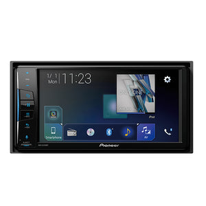 7″ Touch-screen Multimedia player with 200mm fitment, Apple CarPlay, Android Auto & Bluetooth.
