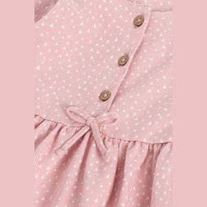 Pink Spot Jersey Dress (0mths-18mths) - Allsport