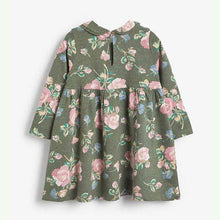 Load image into Gallery viewer, Green Frill Tea Dress (3mths-6yrs) - Allsport
