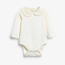 Load image into Gallery viewer, Ecru Lace Collar Body (0mths-18mths) - Allsport
