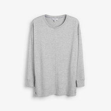 Load image into Gallery viewer, Grey Longline Cosy Top - Allsport
