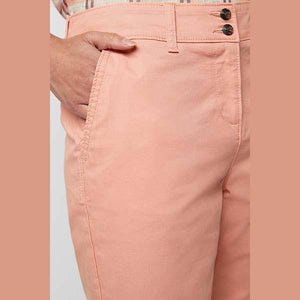 Pink Chino Knee Shorts - Allsport