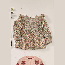 Load image into Gallery viewer, Floral Frill Blouse (3mths-6yrs) - Allsport
