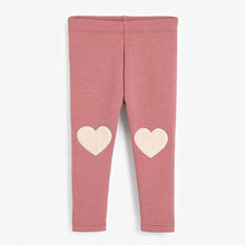 Load image into Gallery viewer, Pink Heart Cosy Leggings (3mths-6yrs) - Allsport
